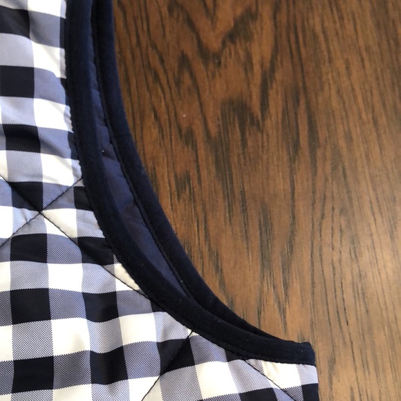J Crew Meecantile Blue Checked Vest - Picture 3 of 7